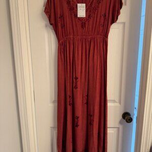 Summer Dress, Indian Red XL
